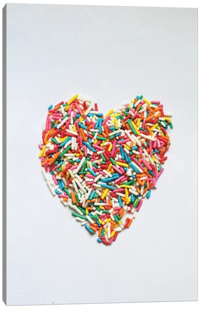 Sprinkles II Canvas Art Print - Candy Art