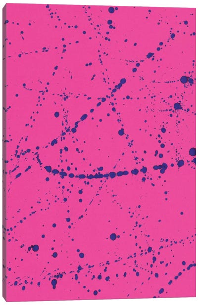 Dazed Confused Pink Canvas Art Print - Galaxy Eyes