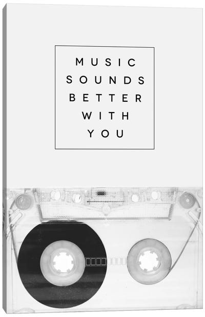 Music Sounds Canvas Art Print - For Your Better Half