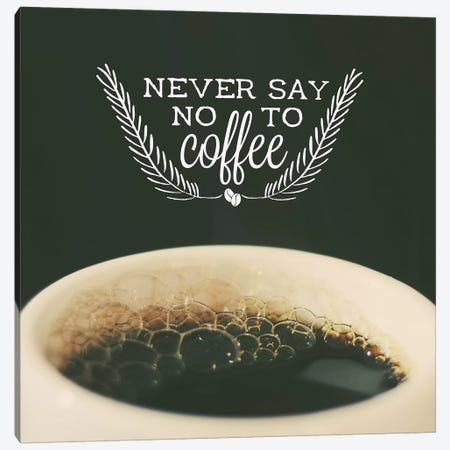 Never Say No Canvas Print #GES40} by Galaxy Eyes Canvas Artwork