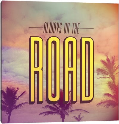 On The Road Canvas Art Print - Road Trip