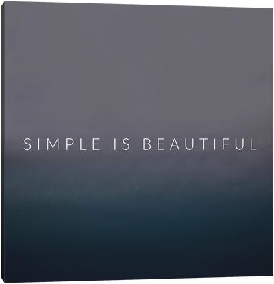 Simple Canvas Art Print - A Word to the Wise