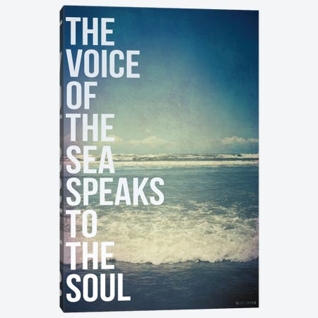 Voice of the Sea Canvas Print #GES47} by Galaxy Eyes Art Print