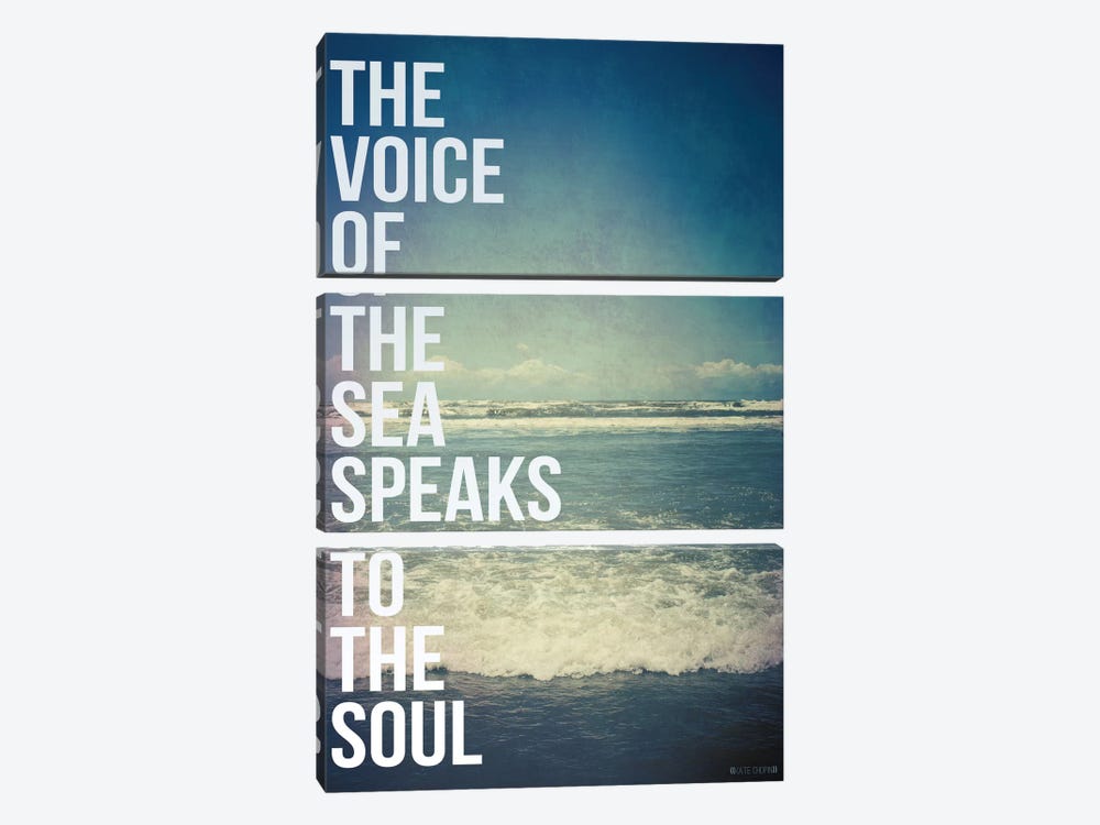 Voice of the Sea by Galaxy Eyes 3-piece Canvas Art Print