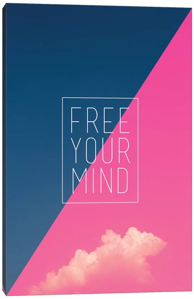 Free Your Mind Canvas Art Print - By Sentiment