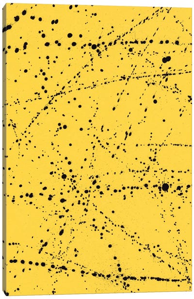 Dazed Confused Yellow Canvas Art Print - Galaxy Eyes