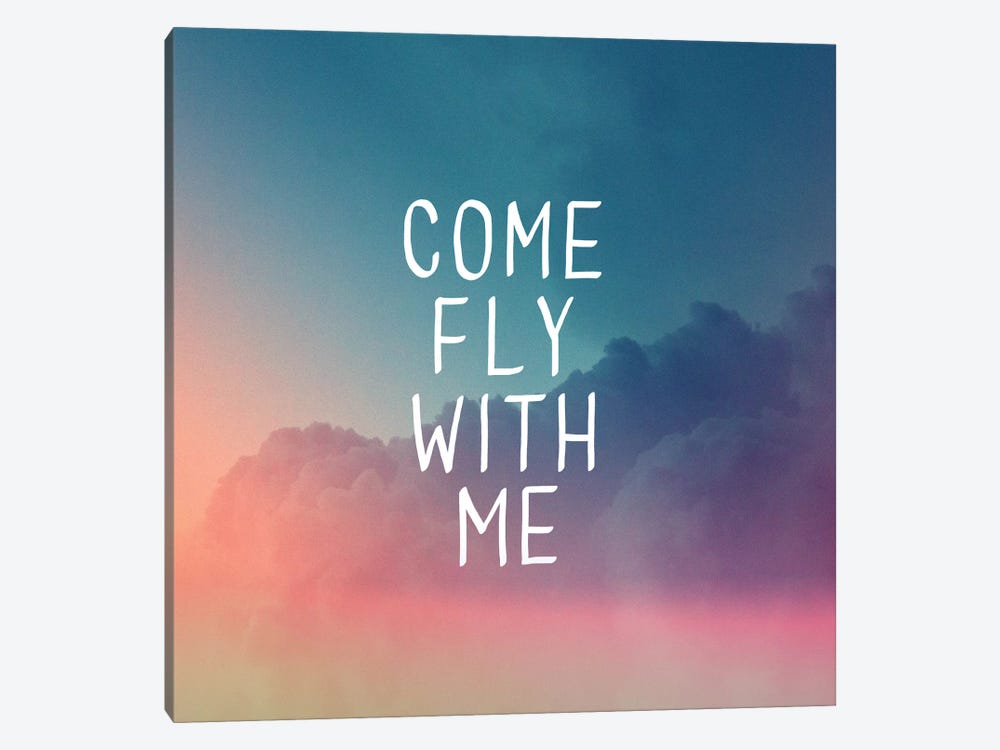 Come Fly by Galaxy Eyes 1-piece Canvas Print