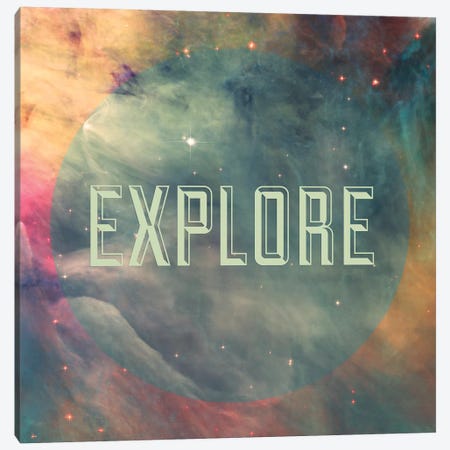 Explore I Canvas Print #GES71} by Galaxy Eyes Art Print