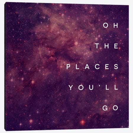 Place You Will Go I Canvas Print #GES77} by Galaxy Eyes Canvas Wall Art