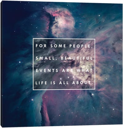About Life Canvas Art Print