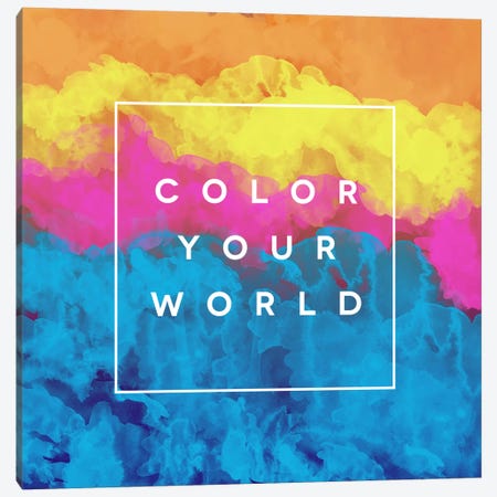 Color World Canvas Print #GES81} by Galaxy Eyes Canvas Wall Art