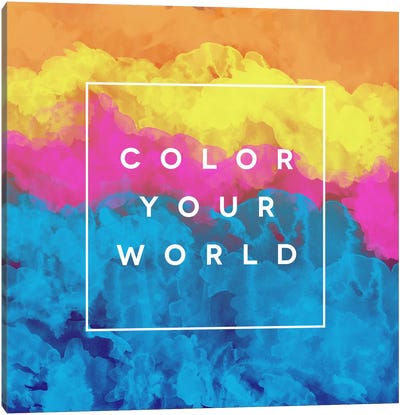 Color World Canvas Art Print - Laundry Room Art