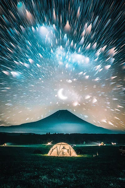 Camping: Mount Fuji Night Campground by GEN Z