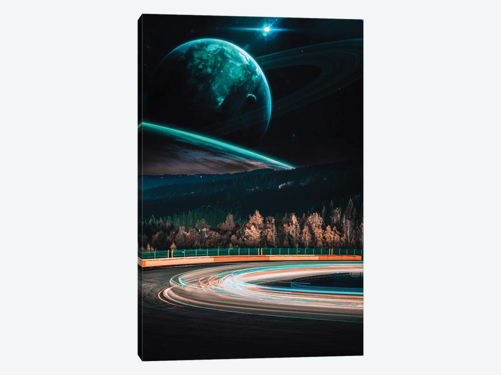 Rings Of Track And Space by GEN Z 1-piece Canvas Artwork