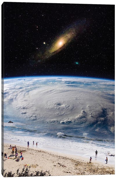 Space Beach Galaxy Holyday Canvas Art Print - GEN Z
