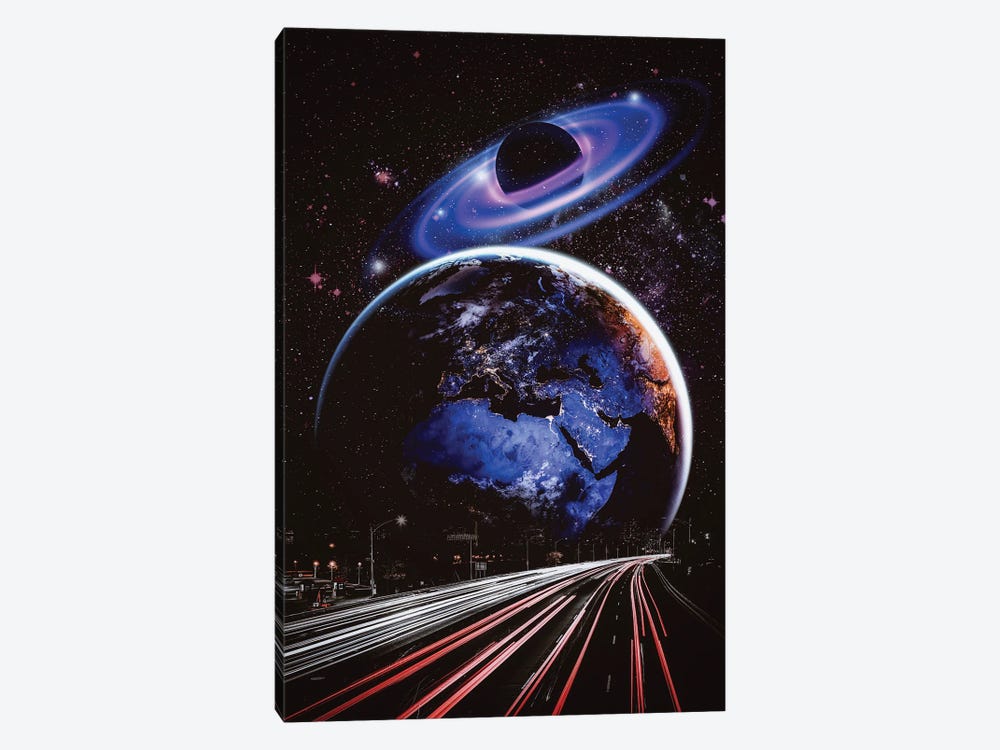 Speed Light To The Universe And Planet Earth by GEN Z 1-piece Canvas Art