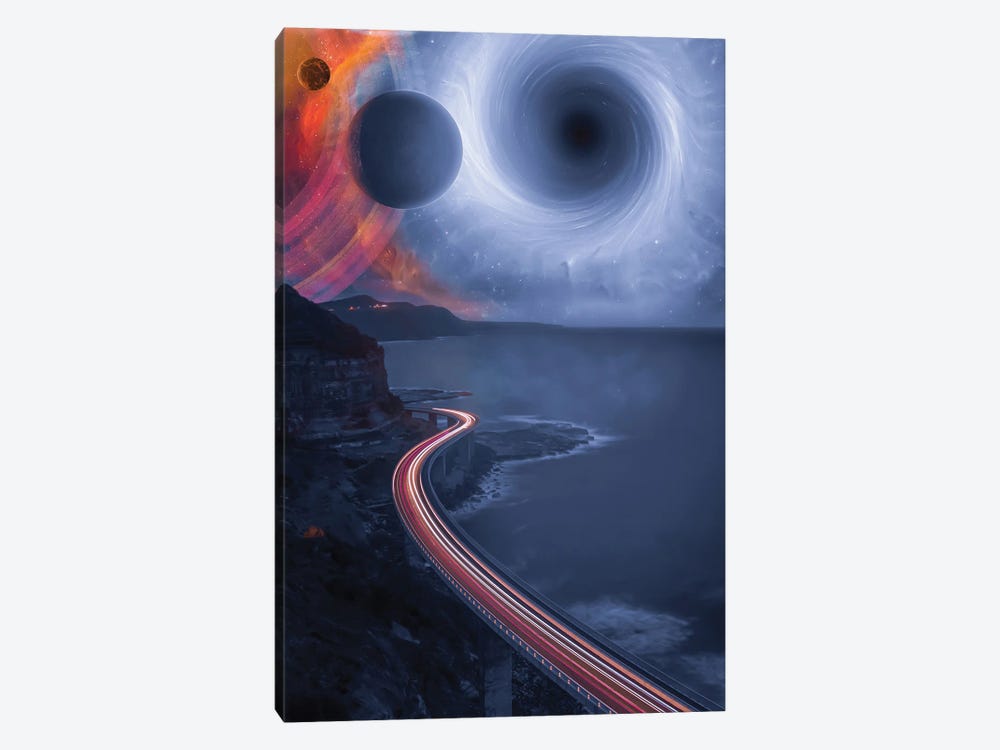Traffic Road To Black Hole by GEN Z 1-piece Canvas Art