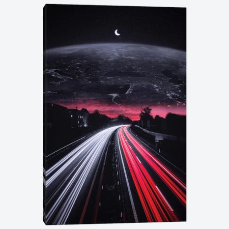 Traffic Road To Sky Earth Canvas Print #GEZ192} by GEN Z Canvas Art