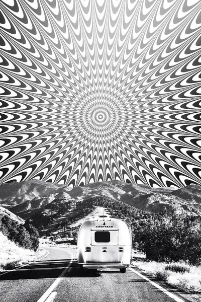 Van Go To Black And White Trippy World