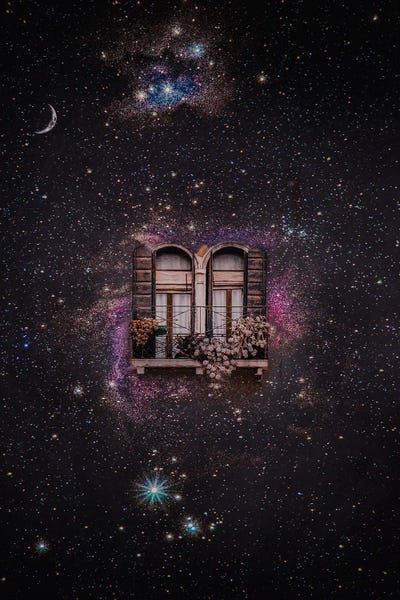 Windows: Window And Balcony In Space by GEN Z