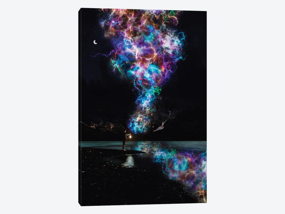 Magic Galaxy Lantern Universe by GEN Z 1-piece Canvas Artwork