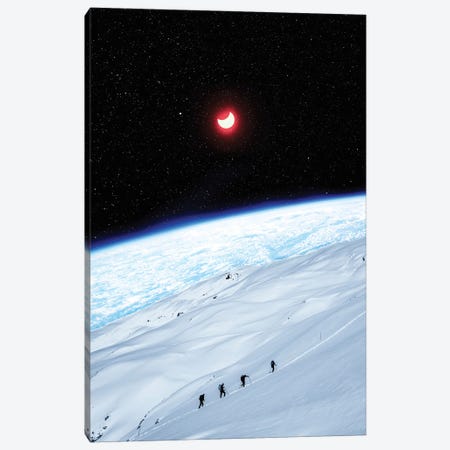 Climbing The Mountain Of Space Canvas Print #GEZ242} by GEN Z Canvas Art