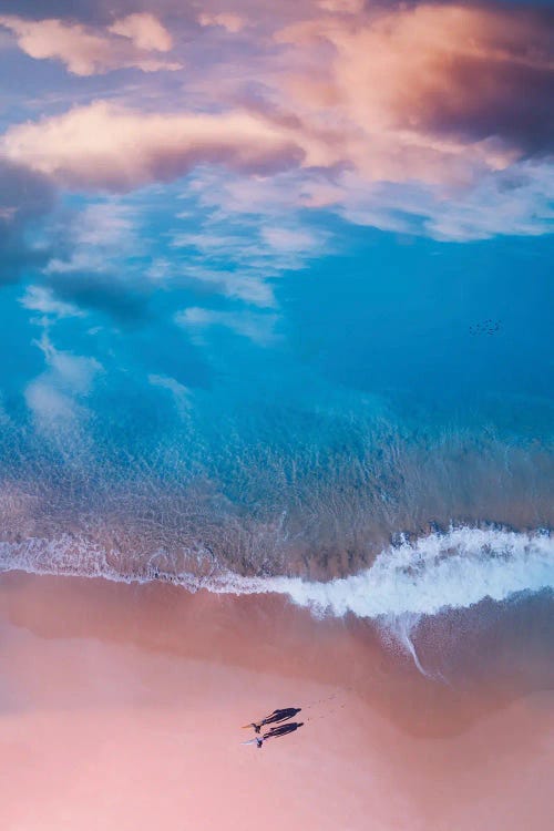 The Beach And The Sky Merge by GEN Z wall art