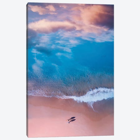 The Beach And The Sky Merge Canvas Print #GEZ293} by GEN Z Canvas Print