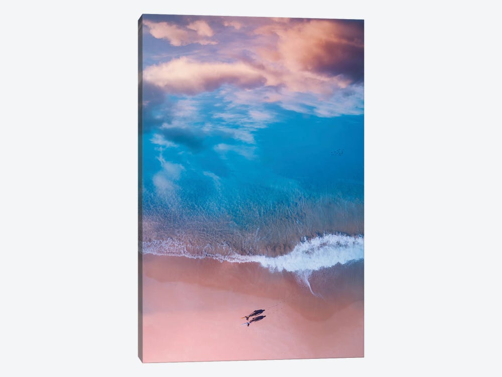 The Beach And The Sky Merge by GEN Z 1-piece Canvas Wall Art