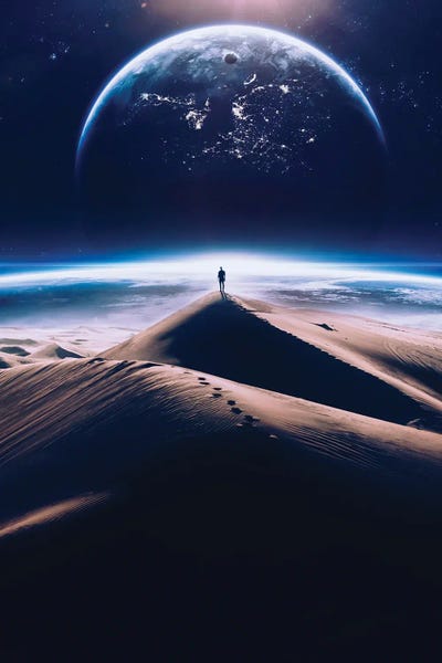 GEN Z: At The Top Of The Dune Earth View by GEN Z