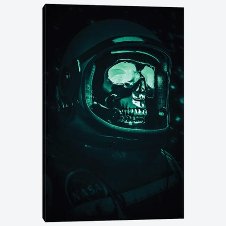 Infrared Skull Helmet Astronaut Canvas Print #GEZ308} by GEN Z Canvas Art Print
