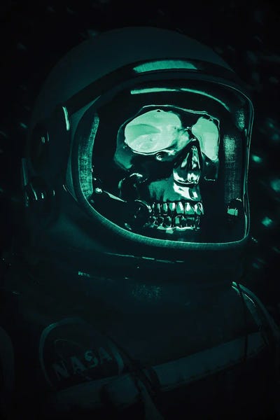 GEN Z: Infrared Skull Helmet Astronaut by GEN Z
