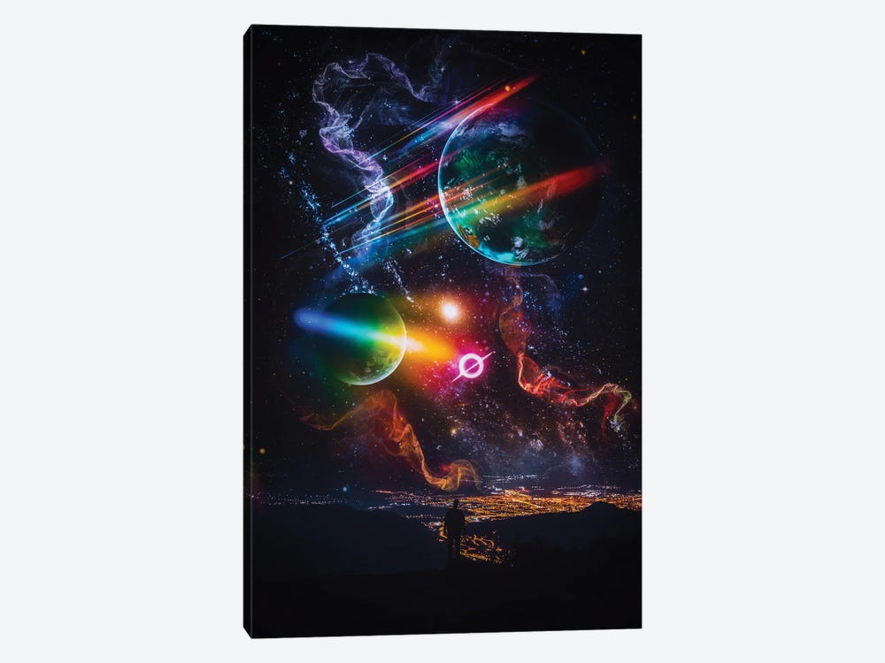 The Cosmic Ballet Of The Universe by GEN Z 1-piece Canvas Wall Art