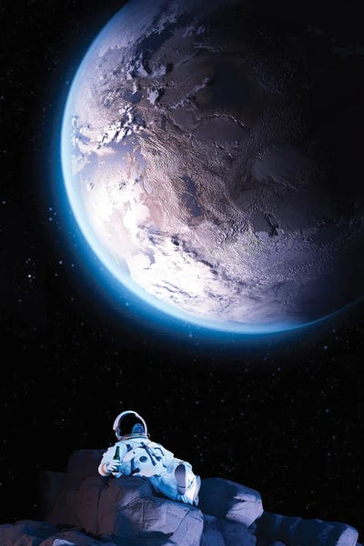 GEN Z: Astronaut Drinking A Beer On Moon by GEN Z