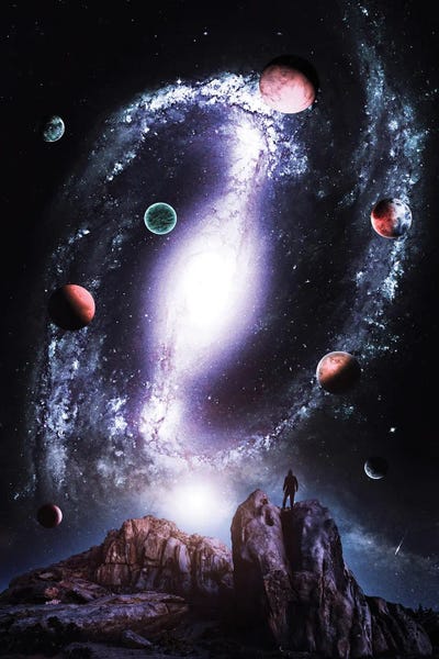 The Ballet Of The Planets Of The Galaxy by GEN Z canvas print