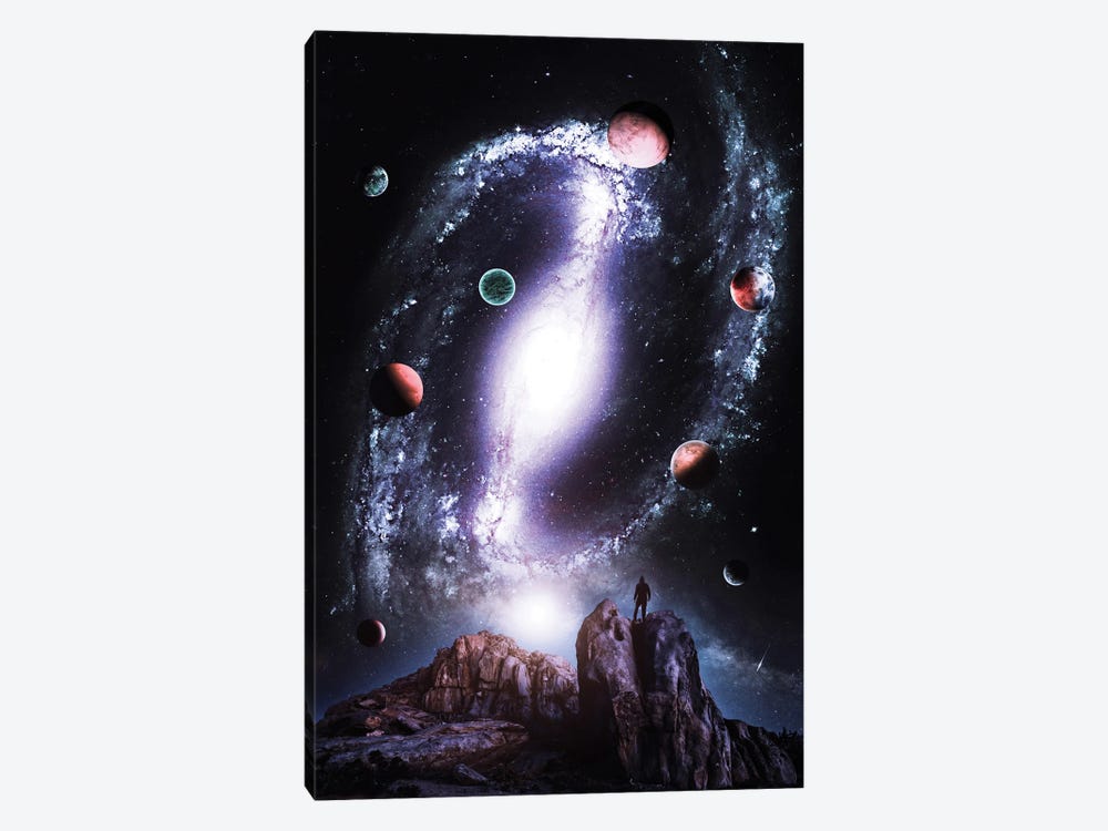 The Ballet Of The Planets Of The Galaxy by GEN Z 1-piece Canvas Art