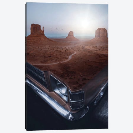 Classic Car American West Canvas Print #GEZ359} by GEN Z Canvas Wall Art