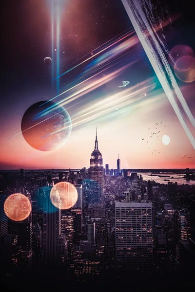 New York City Skylines: Top Of The Rock New York Space Ballet by GEN Z