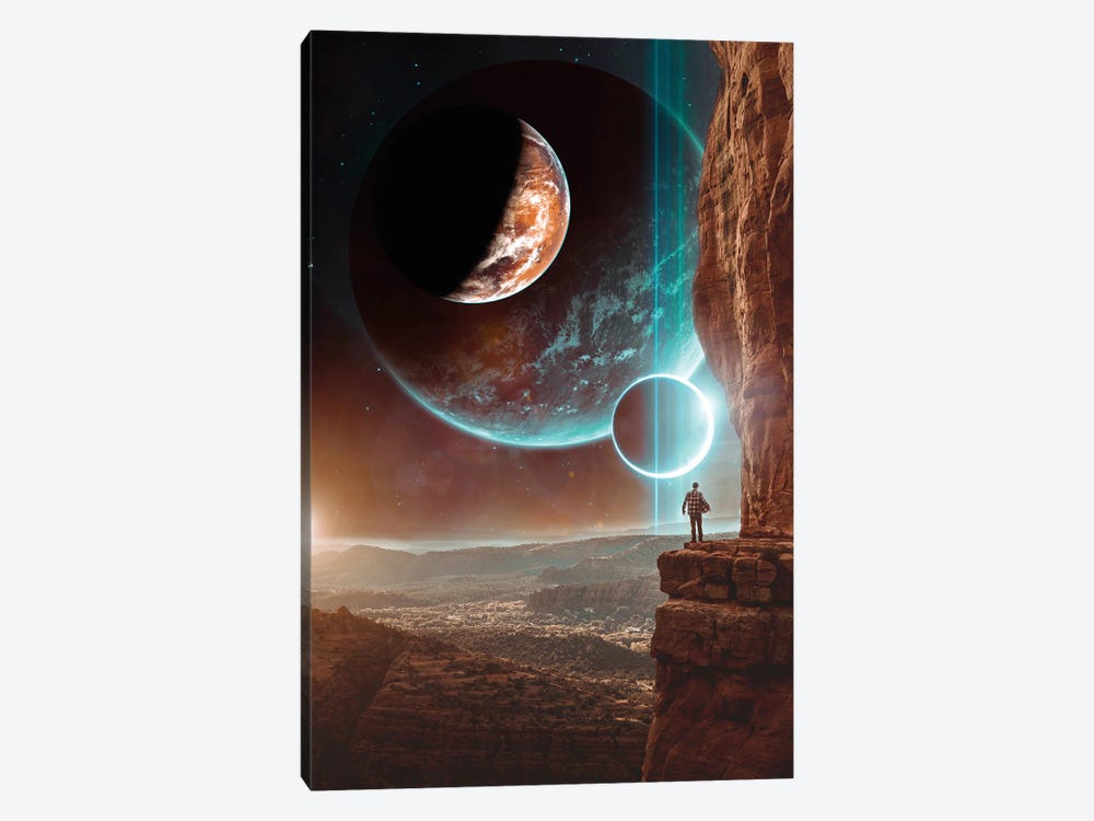 Cosmic Adventure After The Turn by GEN Z 1-piece Canvas Art Print