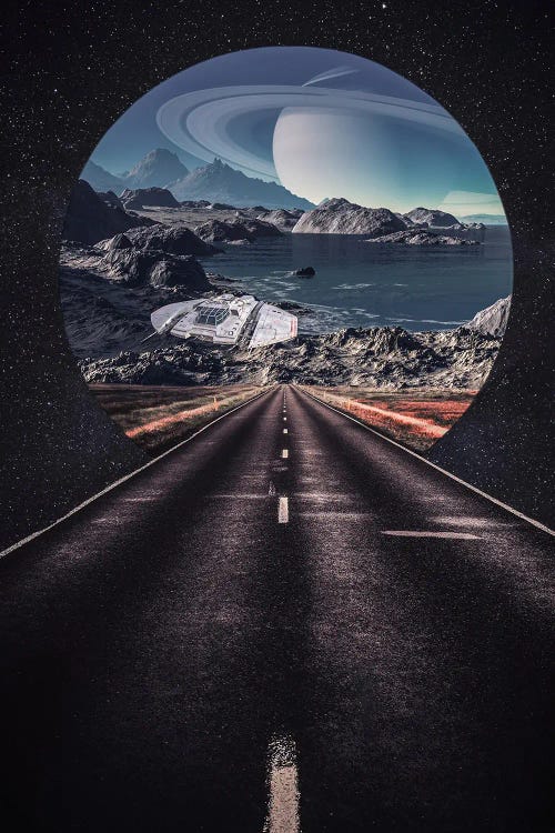 Road To Another Fantasy Space World by GEN Z wall art