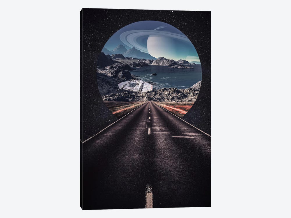 Road To Another Fantasy Space World by GEN Z 1-piece Canvas Wall Art