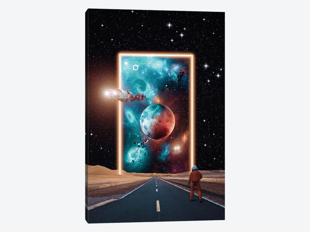 Astronaut Stargate Road To Another Moon by GEN Z 1-piece Art Print