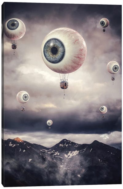 Big Brother Balloon Eye Control Canvas Art Print - GEN Z