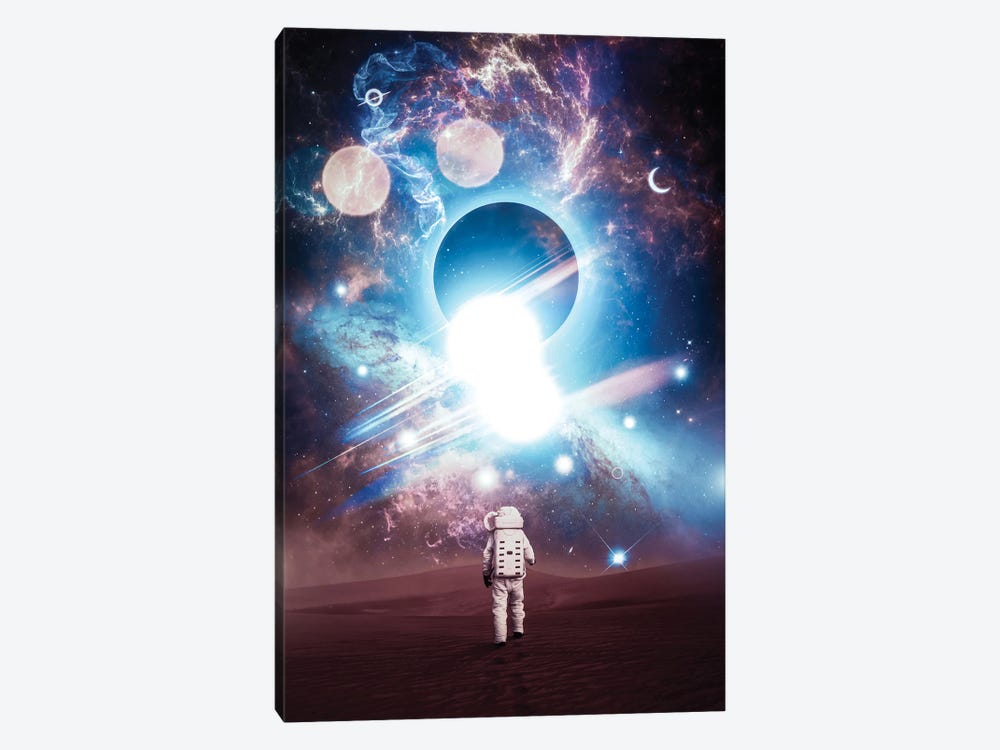 Astronaut Life On Mars Mission by GEN Z 1-piece Canvas Art