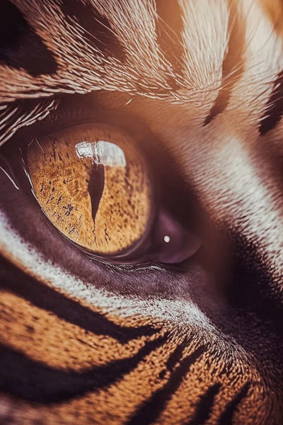 Golden Eye Of The Tiger Wild