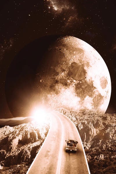 Sepia Photography: On The Vintage Way To The Moon by GEN Z