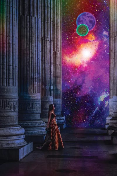 Columns: Greek Goddess Of The Universe Infinity by GEN Z