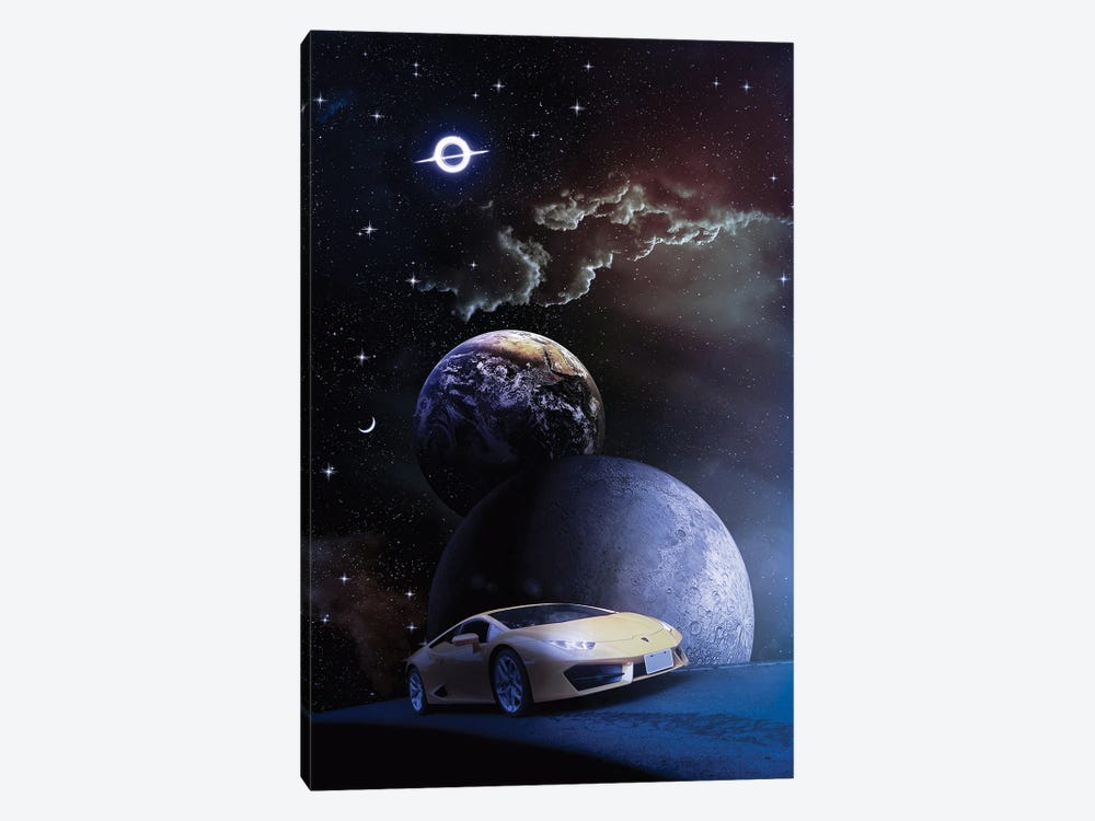 Sportive Car Road To Infinite Space by GEN Z 1-piece Canvas Artwork