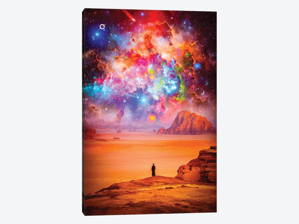 The Beauty Of Colorful Universe by GEN Z 1-piece Canvas Art