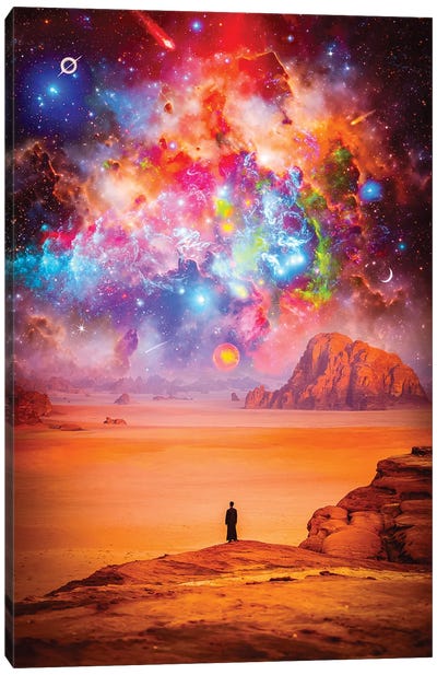 The Beauty Of Colorful Universe Canvas Art Print - GEN Z